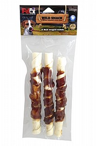 Petex Wild Snack Duck חטיף לעיסה לכלב 100% בשר ברווז 185גר Petex Wild Snack Duck חטיף לעיסה לכלב 100% בשר ברווז 185גר