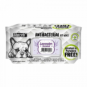 Antibacterial Pet Wipes Lavender מטליות אנטי-בקטריאלי בניחוח לבנדר Antibacterial Pet Wipes Lavender מטליות אנטי-בקטריאלי בניחוח לבנדר