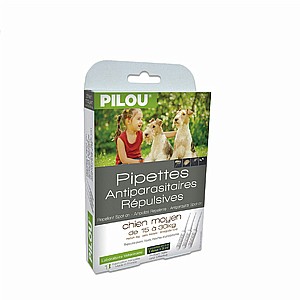 שלישיית אמפולות נגד פרעושים וקרציות לכלב בינוני מ15 עד 30 ק"ג REPUL שלישיית אמפולות נגד פרעושים וקרציות לכלב בינוני מ15 עד 30 ק"ג REPUL