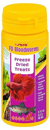 Sera FD Bloodworms Freeze Dried  ����� ��  ���� ���� ������ ���� ��� 50 �"�