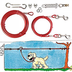 כבל קשירה לחצר לכלב 8 מטר TRIXIE כבל קשירה לחצר לכלב 8 מטר TRIXIE