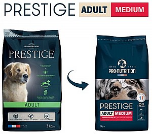 פרסטיז' אדולט 15 ק"ג PRESTIGE מזון מלא לכלבים בוגרים מכל הגזעים. פרסטיז' אדולט 15 ק"ג PRESTIGE מזון מלא לכלבים בוגרים מכל הגזעים.