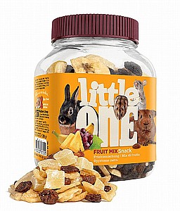LITTLE ONE חטיף מיקס פירות למכרסמים 200 גרם LITTLE ONE חטיף מיקס פירות למכרסמים 200 גרם