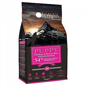 BLACK OLYMPUS מזון פרמיום לגורים על בסיס עוף ואורז חום 12 ק"ג BLACK OLYMPUS מזון פרמיום לגורים על בסיס עוף ואורז חום 12 ק"ג