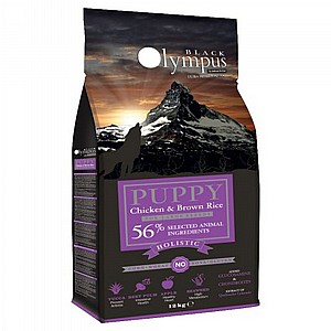 BLACK OLYMPUS מזון פרמיום לגורים גזע גדול על בסיס עוף ואורז חום 12 ק"ג BLACK OLYMPUS מזון פרמיום לגורים גזע גדול על בסיס עוף ואורז חום 12 ק"ג