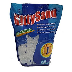 סיליקה ג'ל קיטי לחתולים 3.8 ליטר KITTY SAND סיליקה ג'ל קיטי לחתולים 3.8 ליטר KITTY SAND