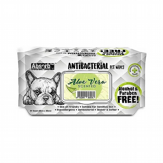 Antibacterial Pet Wipes Aloe Vear  ������ ����-�������� ������ ������ 