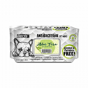 Antibacterial Pet Wipes Aloe Vear מטליות אנטי-בקטריאלי בניחוח אלוורה Antibacterial Pet Wipes Aloe Vear מטליות אנטי-בקטריאלי בניחוח אלוורה
