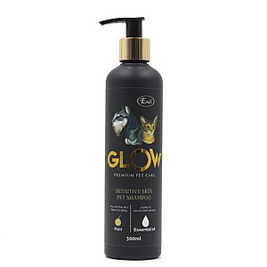 Glow Sensitive Skin Pet Shampoo שמפו לכלבים וחתולים בעלי עור רגיש 300 מ"ל Glow Sensitive Skin Pet Shampoo שמפו לכלבים וחתולים בעלי עור רגיש 300 מ"ל