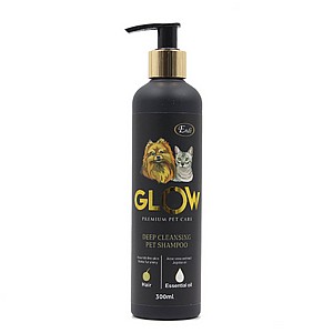 Glow Deep Cleansing Pet Shampoo שמפו לכלבים וחתולים לניקוי עמוק 300 מ"ל Glow Deep Cleansing Pet Shampoo שמפו לכלבים וחתולים לניקוי עמוק 300 מ"ל