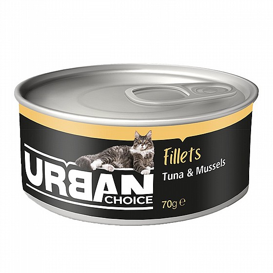 Urban Choice Pate  for Cats Tuna&Musels ��� ���� ������ 70 ��