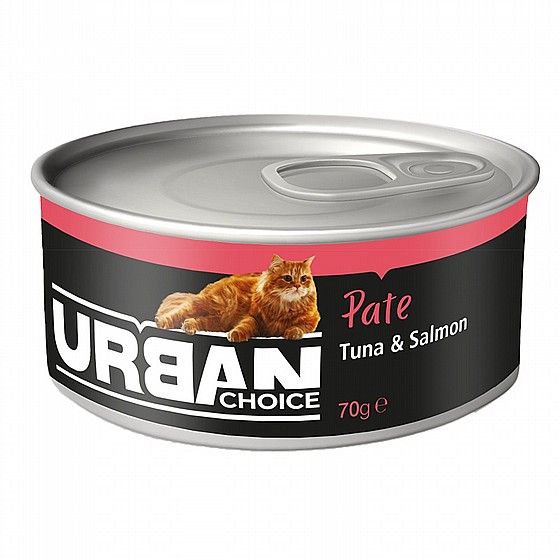 Urban Choice Pate  for Cats Tuna&Salmon ��� ���� ������ 70 ��