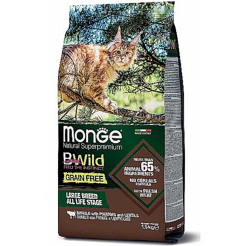 Monge BWild  Large Breed Low Grain   ������� ��� ����  1.5 �"� .