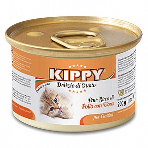 מעדן לגורי חתולים עשיר בעוף וביצים 200גר KIPPY מעדן לגורי חתולים עשיר בעוף וביצים 200גר KIPPY