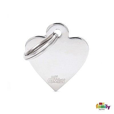 �� ��� ���� SMALL HEART IN CHROME PLATED BRASS