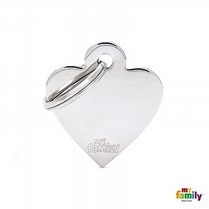 �� ��� ���� SMALL HEART IN CHROME PLATED BRASS