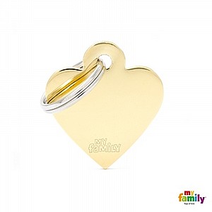 �� ��� ��� ��������� SMALL HEART IN GOLDEN PLATED BRASS