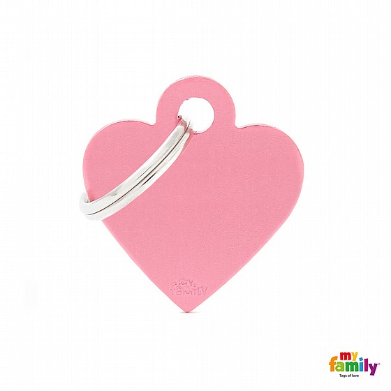�� ��� ���� ��������� SMALL HEART PINK IN ALUMINUM