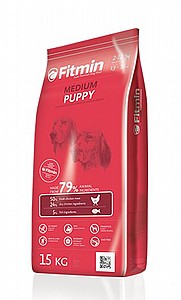 FITMIN פיטמין סופר-פרימיום לגורים מגזע בינוני 15 ק"ג FITMIN פיטמין סופר-פרימיום לגורים מגזע בינוני 15 ק"ג