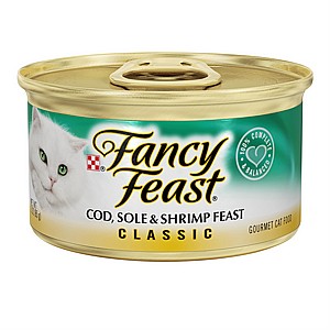 פנסי פיסט דג קוד, סול ושרימפס Fancy Feast פנסי פיסט דג קוד, סול ושרימפס Fancy Feast