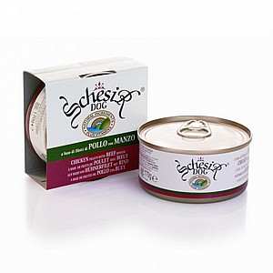 מעדן לכלב פילה בקר ורצועות עוף 150 גרם מעדן לכלב פילה בקר ורצועות עוף 150 גרם