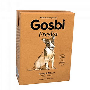 Gosbi Fresko Turkey&Chicken פרסקו עוף והודו 375 גר Gosbi Fresko Turkey&Chicken פרסקו עוף והודו 375 גר