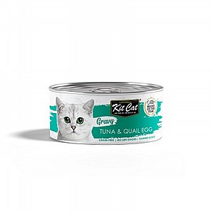 Kit Cat Gravy Canned Food Tuna & Quail Egg ���� ���� ��� ������� �� ���� ����� 70��