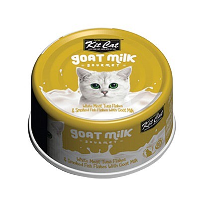 Kit Cat White Meat Tuna Flakes & Smoked Fish Flakes With Goat Milk ���� ���� ��� ������� �� ���� ��� ����� ���� ���� 70��