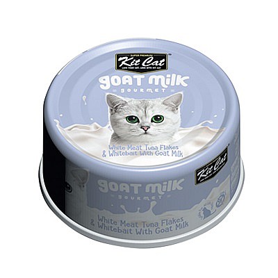 Kit Cat White Meat Tuna Flakes & Whitebait With Goat Milk ���� ���� ��� ������� �� ���� ����� ����� ���� ���� 70��