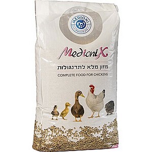 מדיוניקס מטילות 20 ק"ג COMPLETE FOOD FOR CHIKENS מדיוניקס מטילות 20 ק"ג COMPLETE FOOD FOR CHIKENS