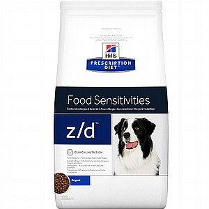 z/d Food Sensitivities Hill's Prescription Diet לכלב 10 ק"ג z/d Food Sensitivities Hill's Prescription Diet לכלב 10 ק"ג