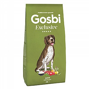 Gosbi Exclusive Lamb Medium גוסבי אקסלוסיב כבש ודגים 12 ק"ג Gosbi Exclusive Lamb Medium גוסבי אקסלוסיב כבש ודגים 12 ק"ג