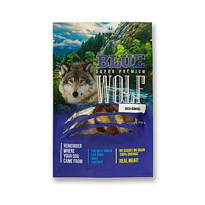 BLUE WOLF חטיף פרימיום לכלב – משקולות בשר ברווז 80 גרם BLUE WOLF חטיף פרימיום לכלב – משקולות בשר ברווז 80 גרם