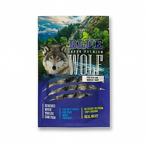 BLUE WOLF חטיף פרימיום לכלב – דג מלופף על עור בקר 80 גרם BLUE WOLF חטיף פרימיום לכלב – דג מלופף על עור בקר 80 גרם