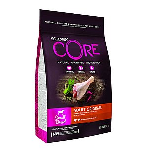 וולנס קור אוריג'ינל- לכלבים בוגרים מגזעים קטנים - 5 ק"ג-Wellness CORE וולנס קור אוריג'ינל- לכלבים בוגרים מגזעים קטנים - 5 ק"ג-Wellness CORE