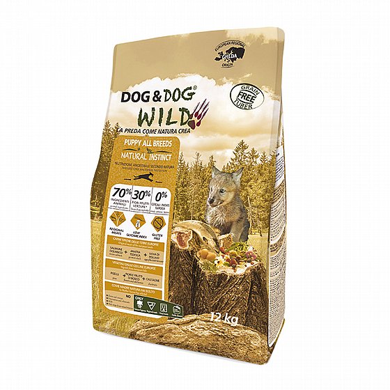 ������ ����� ����� 12 �"�-NATURAL INSTINCT PUPPY ALL BREADS-DOG & DOG WILD