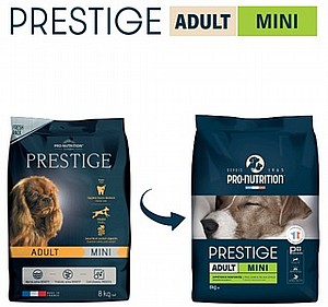 PRESTIGE פרסטיז' אדולט מיני 3 ק”ג מזון מלא לכלבים בוגרים מגזעים קטנים. PRESTIGE פרסטיז' אדולט מיני 3 ק”ג מזון מלא לכלבים בוגרים מגזעים קטנים.