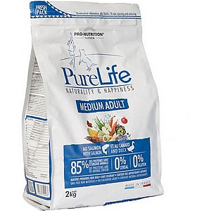 PURE LIFE פיור לייף אדולט 2 ק"ג מזון מלא לכלבים בוגרים. מתאים גם לכלבים רגישים. PURE LIFE פיור לייף אדולט 2 ק"ג מזון מלא לכלבים בוגרים. מתאים גם לכלבים רגישים.