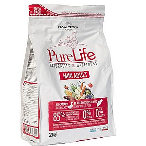 פיור לייף אדולט מיני 2 ק"ג מזון מלא לכלבים בוגרים מגזע קטן. מתאים גם לכלבים רגישים. פיור לייף אדולט מיני 2 ק"ג מזון מלא לכלבים בוגרים מגזע קטן. מתאים גם לכלבים רגישים.