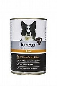 הוריזון HORIZON שימורים לכלבים בוגרים -הודו ואורז 400 גר הוריזון HORIZON שימורים לכלבים בוגרים -הודו ואורז 400 גר