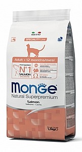 ����' ����� ����� 1.5 �"� MONGE NATURAL SUPER PREMIUM SALMON