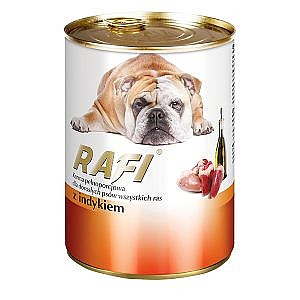 ������� ���� ���� ��� ���� 400 ���.wet dog food RAFI pate 400g turkey