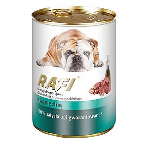 ������� ���� ���� ��� 400 ��� wet dog food RAFI pate 400g lamb.
