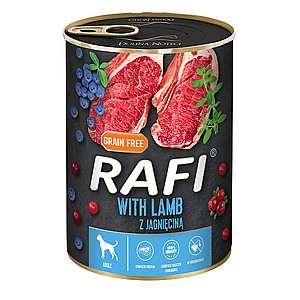 ������� ���� ��� �������� �������� 400 ��� DOLINA NOTECI RAFI Wet dog food pate 400 gr